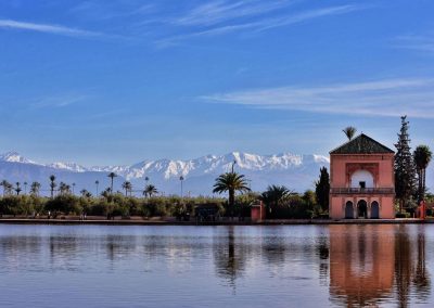 Hot air ballon around Marrakesh